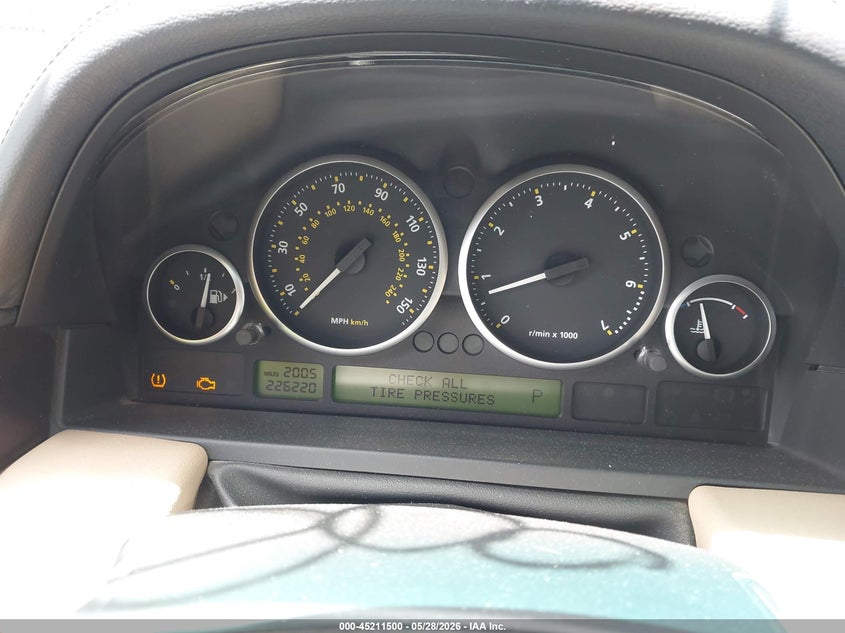 2008 Land rover RANGE ROVER VIN SALME154X8A263907 IAAI salvage auction — FRONT END, Salvage Title, sold $25 on 2026-07-31 (photo 7)