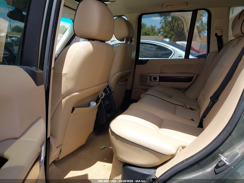 2008 Land rover RANGE ROVER VIN SALME154X8A263907 IAAI salvage auction — FRONT END, Salvage Title, sold $25 on 2026-07-31 (photo 8)