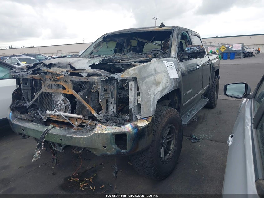 2016 Chevrolet Silverado VIN 3GCUKSECXGG376026 IAAI salvage auction — ENGINE BURN, Salvage Title, sold $875 on 2026-07-29 (photo 2)
