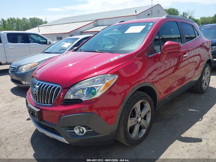 2013 Buick Encore VIN KL4CJBSB0DB211711 IAAI salvage auction — REAR END, Salvage (Iowa), sold $25 on 2026-07-27 (photo 2)