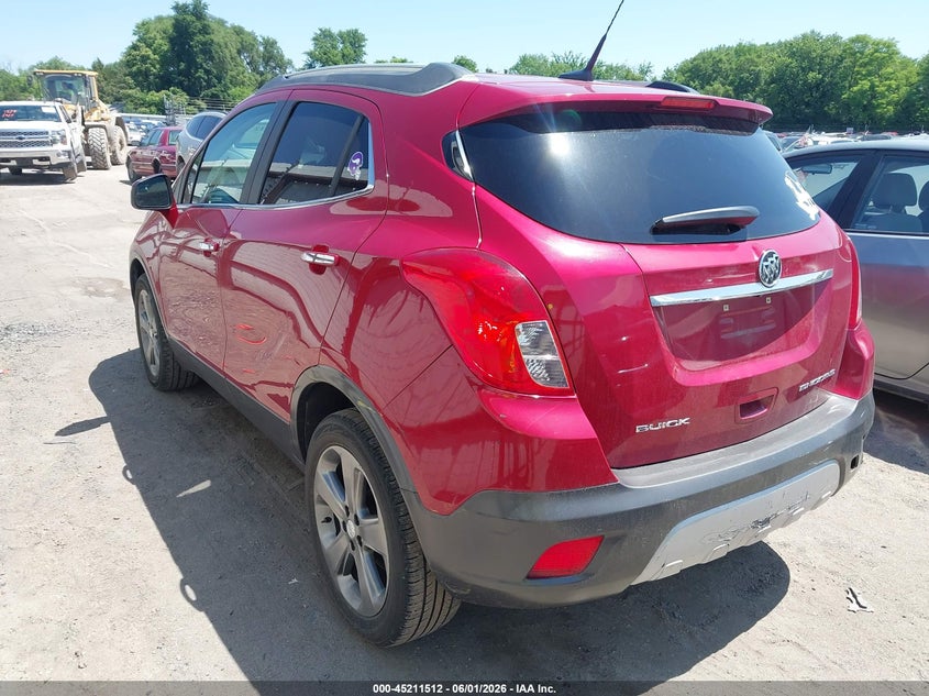 2013 Buick Encore VIN KL4CJBSB0DB211711 IAAI salvage auction — REAR END, Salvage (Iowa), sold $25 on 2026-07-27 (photo 3)