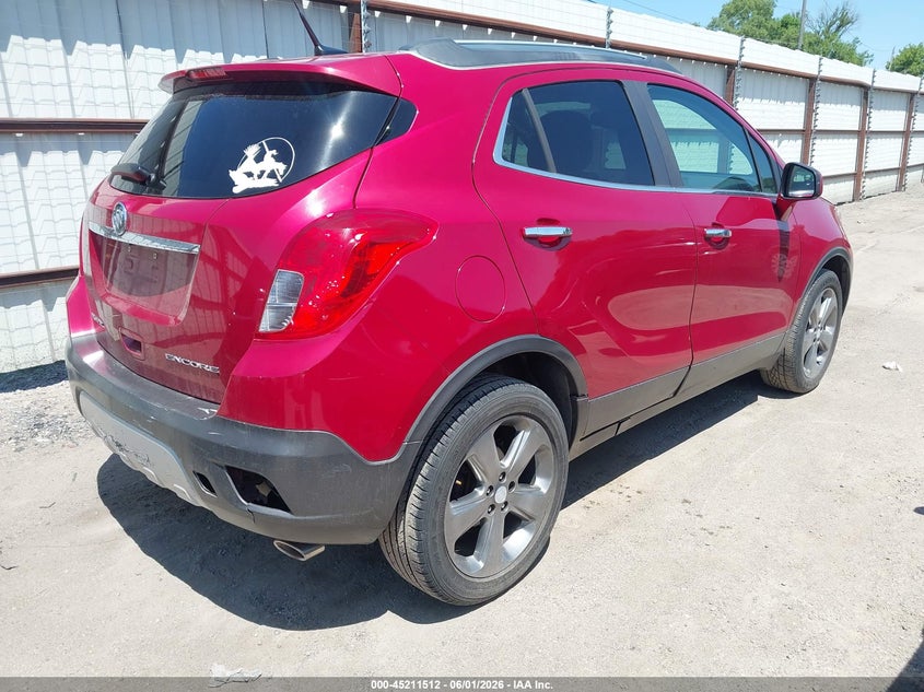 2013 Buick Encore VIN KL4CJBSB0DB211711 IAAI salvage auction — REAR END, Salvage (Iowa), sold $25 on 2026-07-27 (photo 4)
