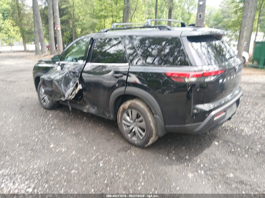 2025 Nissan Pathfinder VIN 5N1DR3BBXSC313271 IAAI salvage auction — SIDE, Salvage Title, sold $9,800 on 2026-07-31 (photo 3)