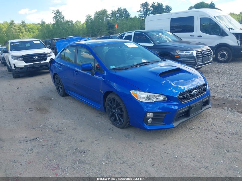 2021 Subaru Wrx VIN JF1VA1C69M9808587 IAAI salvage auction — REAR END, Salvage Title, sold $5,500 on 2026-07-10 (photo 1)