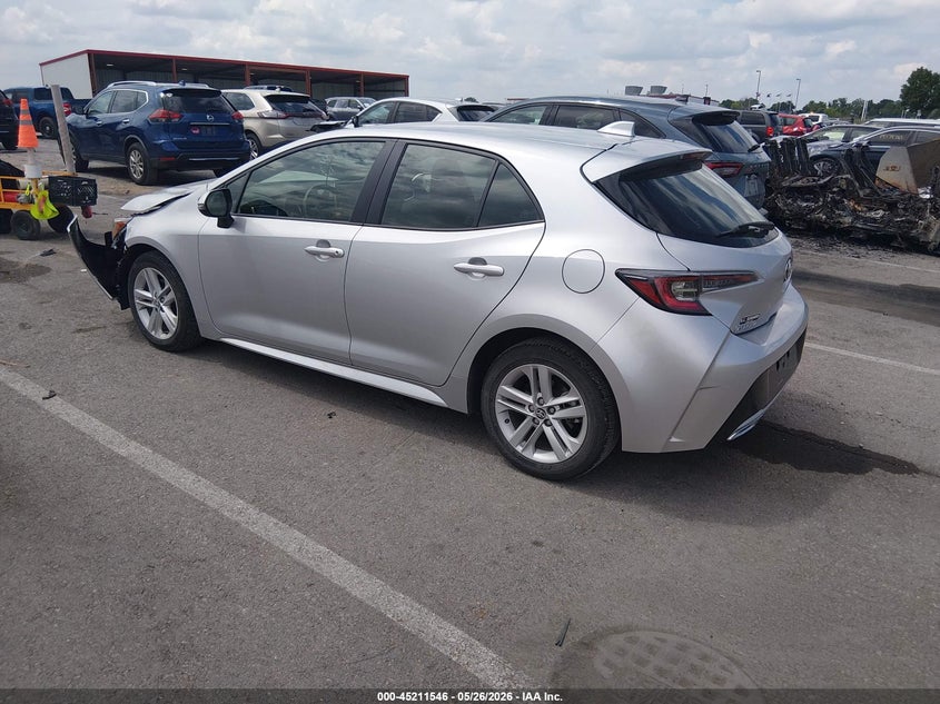 2019 Toyota Corolla VIN JTNK4RBEXK3007142 IAAI salvage auction — FRONT END, Salvage Title, sold $3,400 on 2026-07-21 (photo 3)