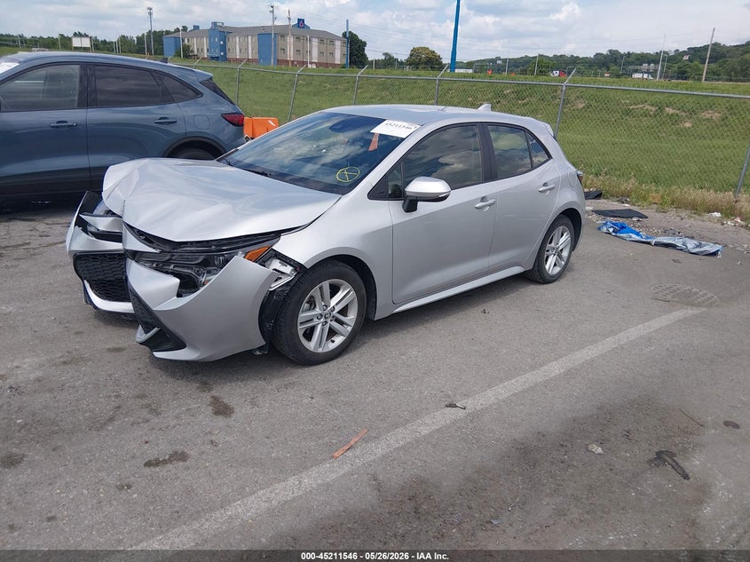 2019 Toyota Corolla VIN JTNK4RBEXK3007142 IAAI salvage auction — FRONT END, Salvage Title, sold $3,400 on 2026-07-21 (photo 4)