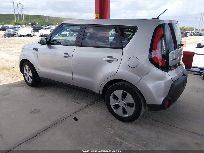 2014 Kia Soul VIN KNDJN2A20E7714209 IAAI salvage auction — RIGHT FRONT, Salvage Title, sold $1,225 on 2026-07-28 (photo 3)