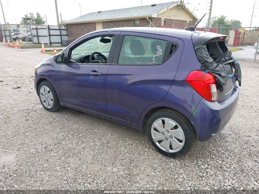 2017 Chevrolet Spark VIN KL8CB6SA6HC785787 IAAI salvage auction — HAIL, Clear (Missouri), sold $1,150 on 2026-07-13 (photo 3)