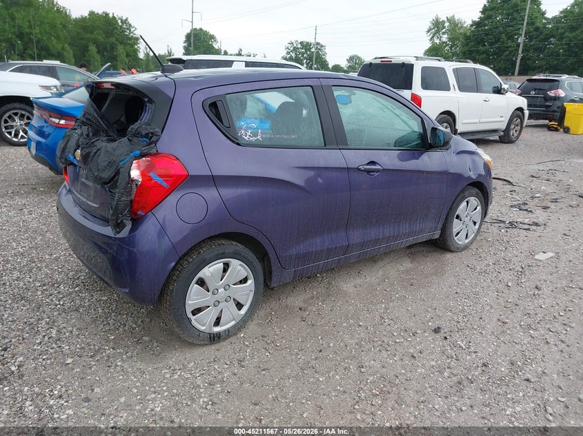 2017 Chevrolet Spark VIN KL8CB6SA6HC785787 IAAI salvage auction — HAIL, Clear (Missouri), sold $1,150 on 2026-07-13 (photo 4)