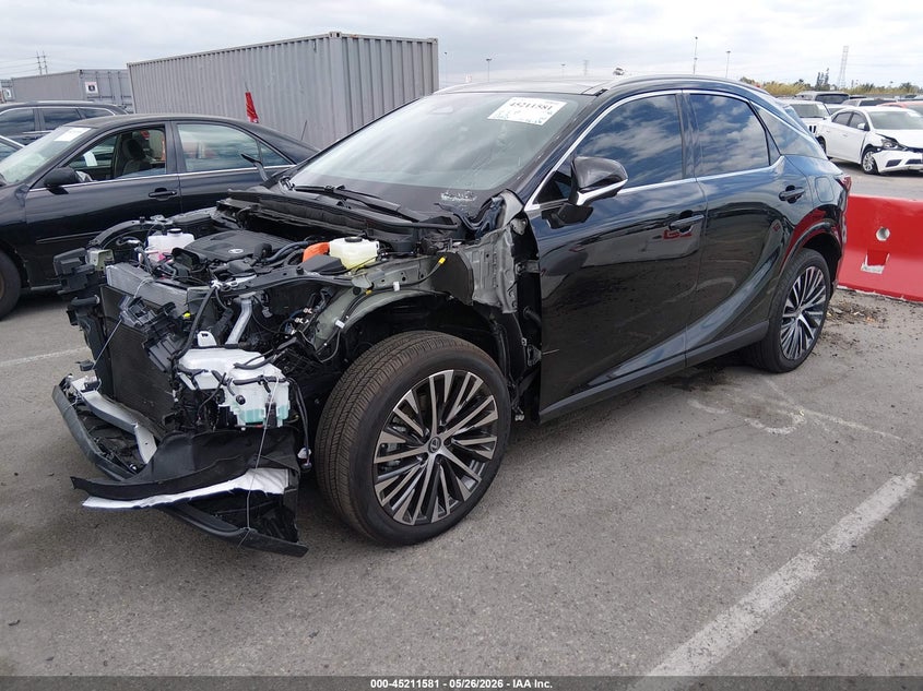 2026 Lexus Rx VIN 2T2BBMCA0TC128324 IAAI salvage auction — FRONT END, Salvage (California), sold $22,100 on 2026-07-29 (photo 2)