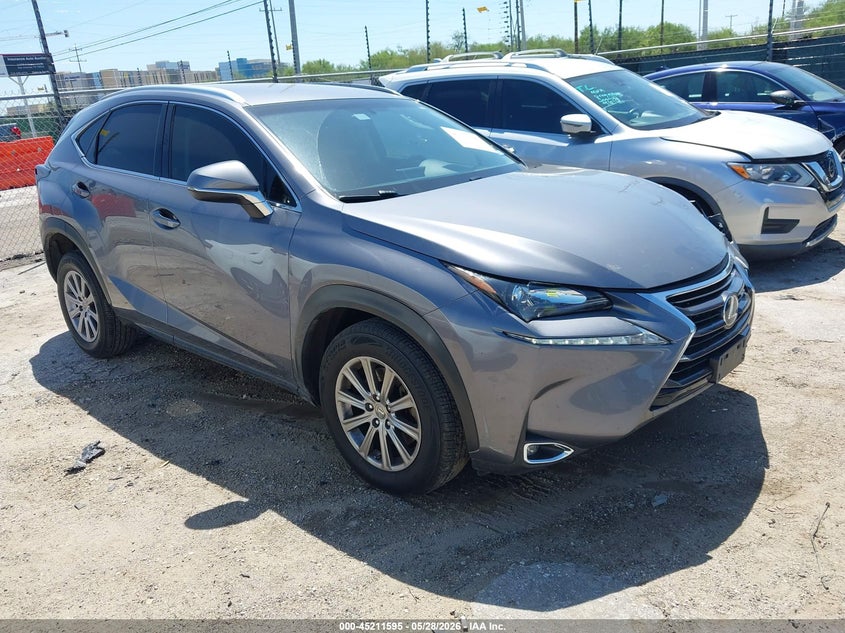2016 Lexus Nx VIN JTJYARBZ8G2038250 IAAI salvage auction — LEFT SIDE, Original (Texas), sold $5,950 on 2026-07-29 (photo 1)