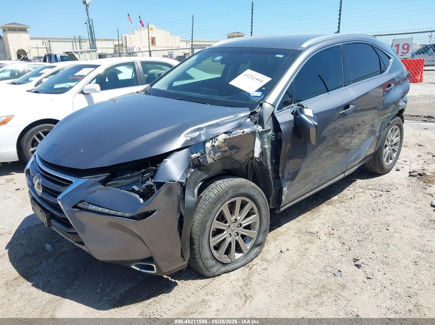 2016 Lexus Nx VIN JTJYARBZ8G2038250 IAAI salvage auction — LEFT SIDE, Original (Texas), sold $4,500 on 2026-07-27 (photo 2)