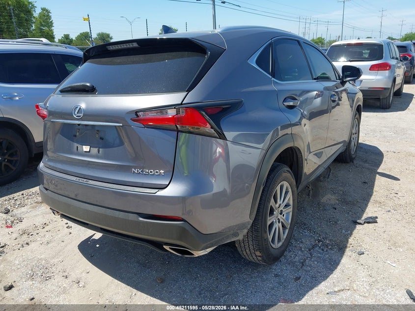 2016 Lexus Nx VIN JTJYARBZ8G2038250 IAAI salvage auction — LEFT SIDE, Original (Texas), sold $4,500 on 2026-07-27 (photo 4)