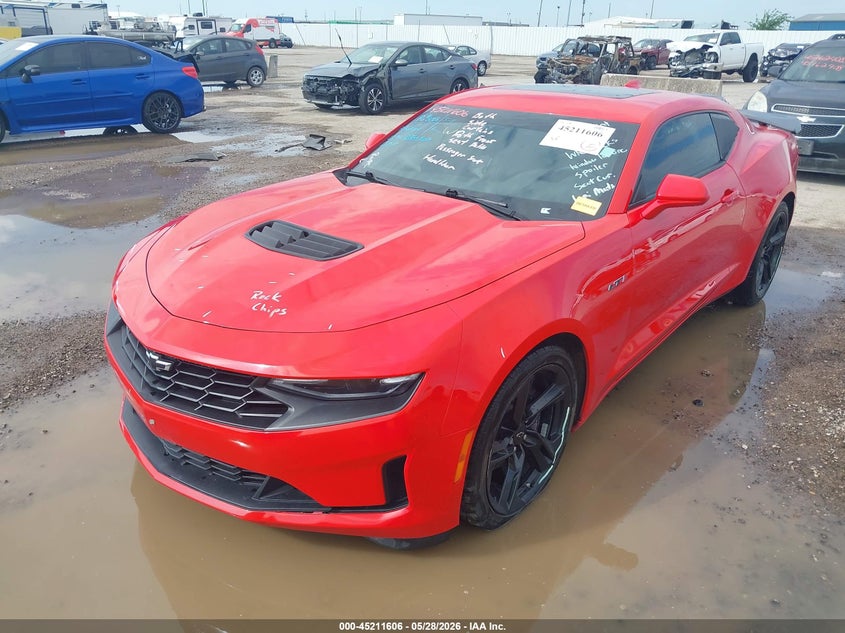 2023 Chevrolet Camaro VIN 1G1FF1R72P0134753 IAAI salvage auction — RIGHT SIDE, Salvage Title, sold $13,950 on 2026-07-29 (photo 2)