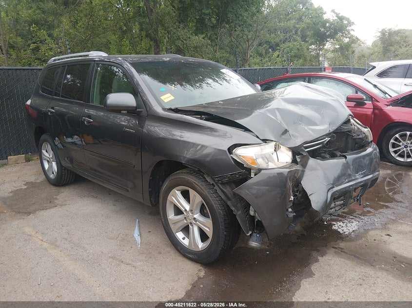 2010 Toyota Highlander VIN 5TDDK3EH6AS040206 IAAI salvage auction — FRONT END, Salvage (Kansas), sold $2,175 on 2026-07-08 (photo 1)