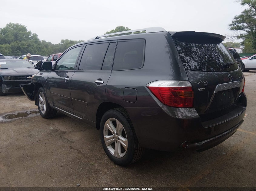 2010 Toyota Highlander VIN 5TDDK3EH6AS040206 IAAI salvage auction — FRONT END, Salvage (Kansas), sold $2,175 on 2026-07-08 (photo 3)