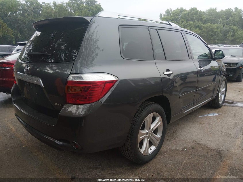 2010 Toyota Highlander VIN 5TDDK3EH6AS040206 IAAI salvage auction — FRONT END, Salvage (Kansas), sold $2,175 on 2026-07-08 (photo 4)