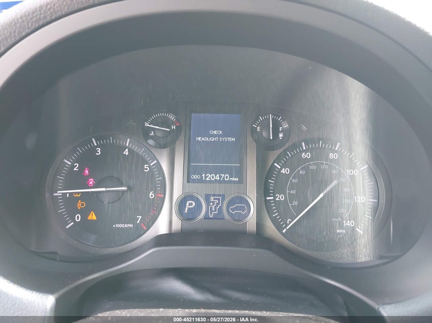 2015 Lexus Gx VIN JTJBM7FX3F5091350 IAAI salvage auction — LEFT FRONT, Salvage Title, sold $11,300 on 2026-07-31 (photo 7)