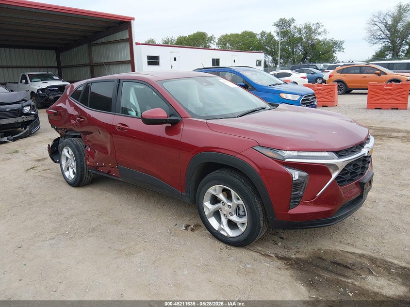 2025 Chevrolet Trax VIN KL77LFEPXSC155409 IAAI salvage auction — RIGHT SIDE, Salvage Title, sold $4,700 on 2026-07-16 (photo 1)