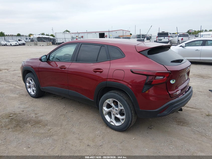 2025 Chevrolet Trax VIN KL77LFEPXSC155409 IAAI salvage auction — RIGHT SIDE, Salvage Title, sold $4,700 on 2026-07-16 (photo 3)