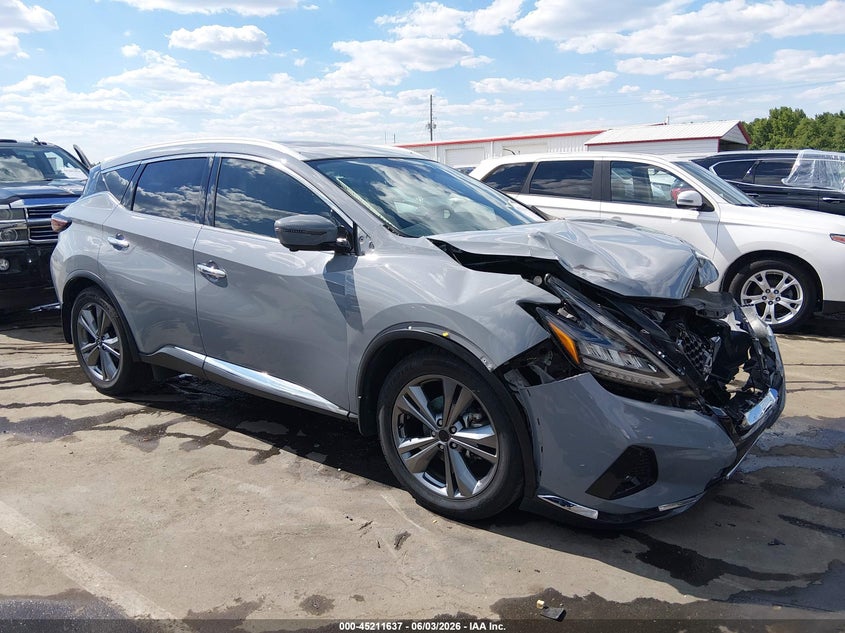 2023 Nissan Murano VIN 5N1AZ2DJ6PC119085 IAAI salvage auction — FRONT END, Salvage (North Carolina), sold $4,050 on 2026-07-22 (photo 1)
