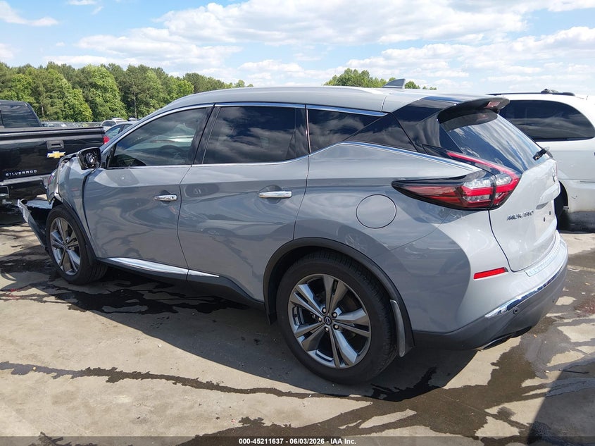 2023 Nissan Murano VIN 5N1AZ2DJ6PC119085 IAAI salvage auction — FRONT END, Salvage (North Carolina), sold $4,050 on 2026-07-22 (photo 3)