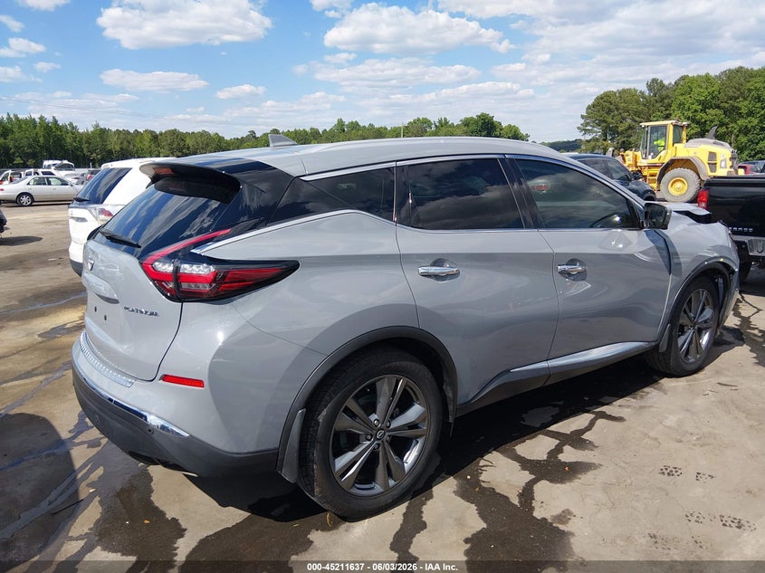 2023 Nissan Murano VIN 5N1AZ2DJ6PC119085 IAAI salvage auction — FRONT END, Salvage (North Carolina), sold $4,050 on 2026-07-22 (photo 4)