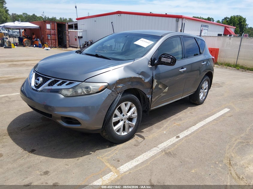 2014 Nissan Murano VIN JN8AZ1MU2EW415567 IAAI salvage auction — LEFT FRONT, Salvage (Mississippi), sold $1,250 on 2026-07-09 (photo 2)
