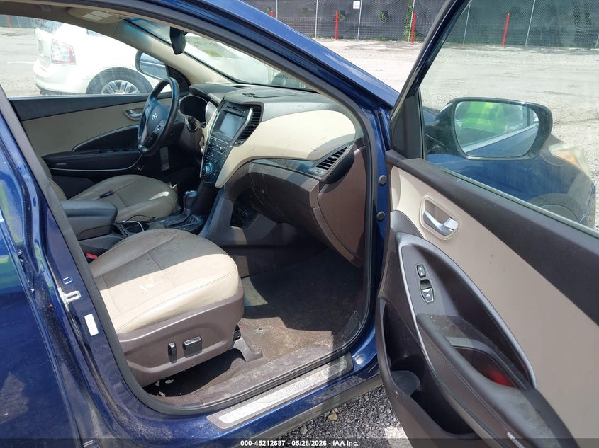 2017 Hyundai Santa fe VIN 5XYZU3LB8HG456778 IAAI salvage auction — LEFT FRONT, Salvage (South Carolina), sold $2,200 on 2026-07-18 (photo 5)