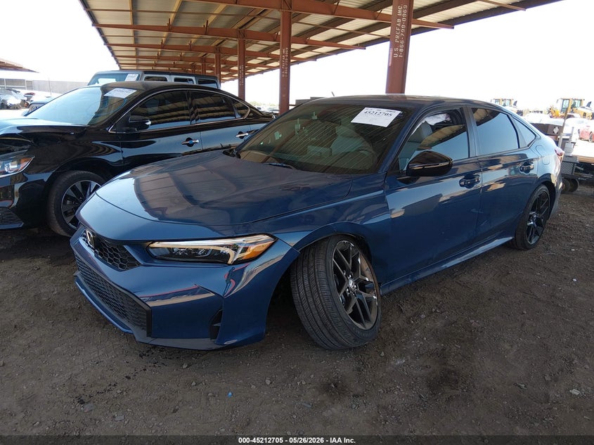 2026 Honda Civic VIN 2HGFE4F84TH307172 IAAI salvage auction — LEFT FRONT, Salvage Title, sold $9,100 on 2026-07-11 (photo 6)