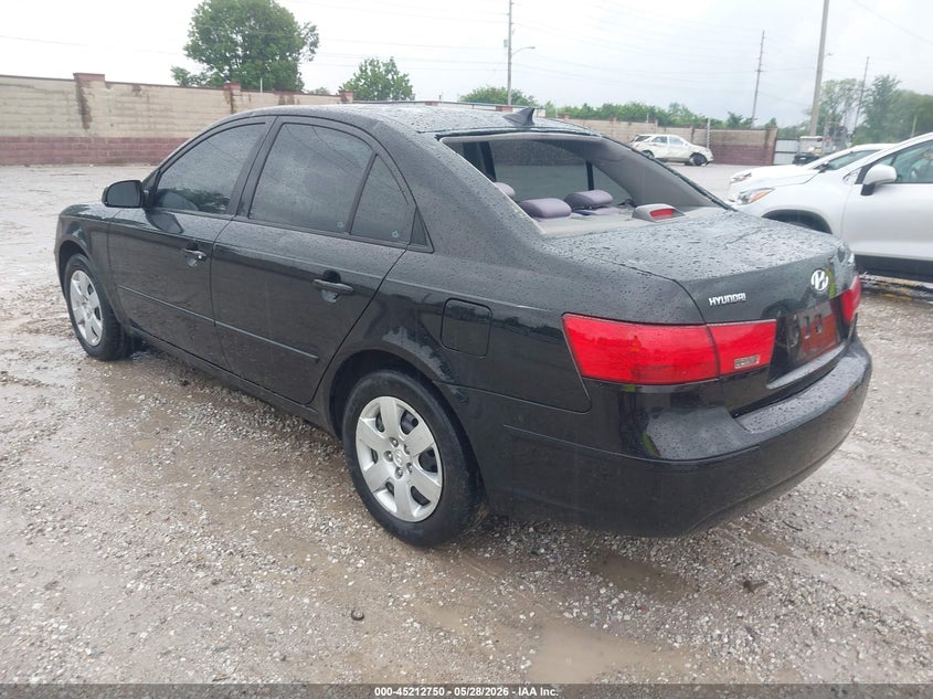2009 Hyundai Sonata VIN 5NPET46C19H565038 IAAI salvage auction — HAIL, Clear (Missouri), sold $550 on 2026-07-13 (photo 3)