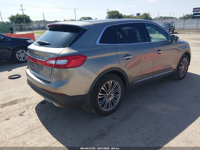 2016 Lincoln Mkx VIN 2LMTJ8LR9GBL68172 IAAI salvage auction — HAIL, Salvage (Kansas), sold $6,150 on 2026-09-04 (photo 4)