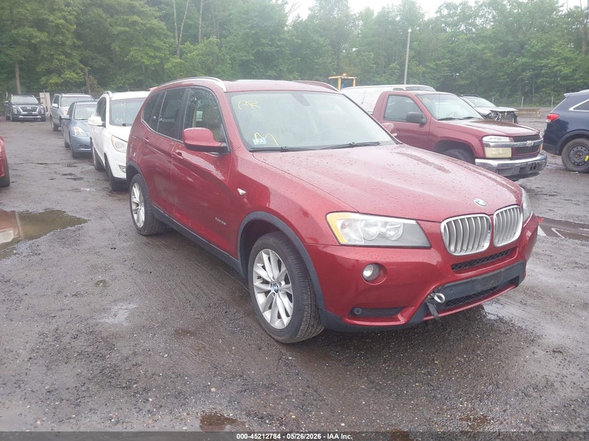 2013 BMW X3 VIN 5UXWX9C58D0A19548 IAAI salvage auction — NORMAL WEAR, Clear (Maryland), sold $1,300 on 2026-07-29 (photo 1)