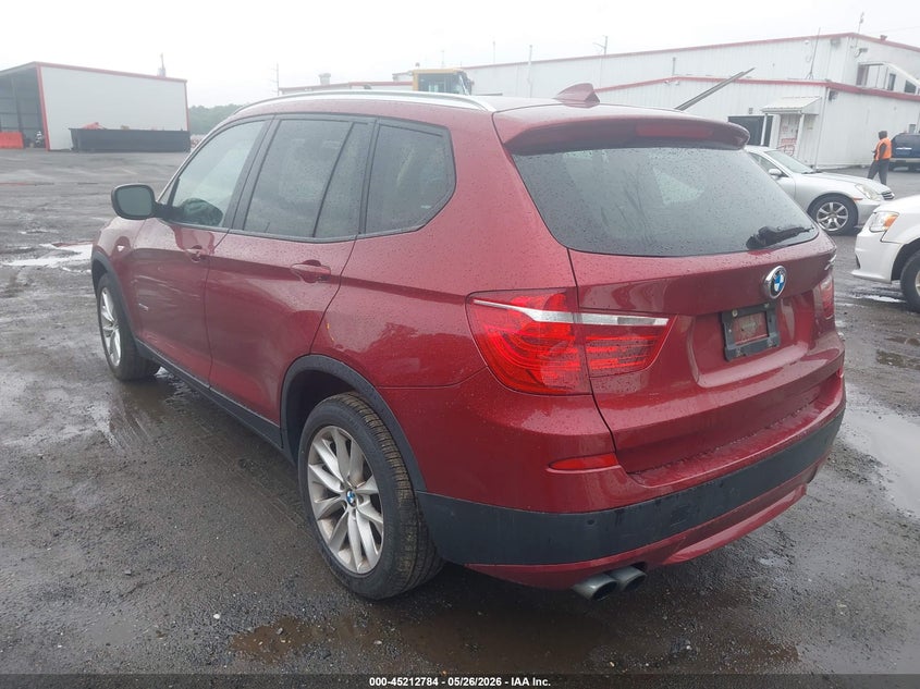 2013 BMW X3 VIN 5UXWX9C58D0A19548 IAAI salvage auction — NORMAL WEAR, Clear (Maryland), sold $1,300 on 2026-07-29 (photo 3)
