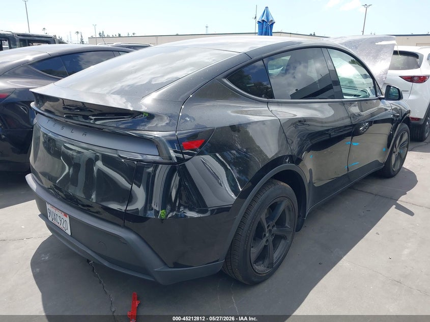 2026 Tesla Model y VIN 7SAYGDED0TF414342 IAAI salvage auction — LEFT FRONT, Salvage Title, sold $16,900 on 2026-07-15 (photo 4)