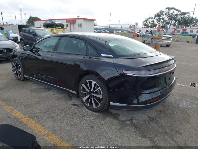 2025 Lucid Air VIN 50EA1PGAXSA007555 IAAI salvage auction — FRONT END, Salvage Title, sold $10,600 on 2026-07-20 (photo 3)