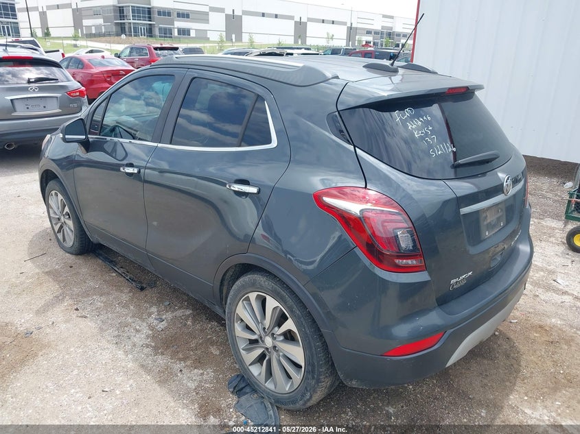 2018 Buick Encore VIN KL4CJASB6JB646058 IAAI salvage auction — RIGHT REAR, Salvage (Texas), sold $1,300 on 2026-07-07 (photo 3)