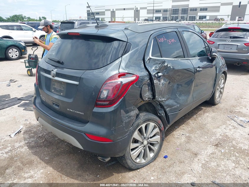 2018 Buick Encore VIN KL4CJASB6JB646058 IAAI salvage auction — RIGHT REAR, Salvage (Texas), sold $1,300 on 2026-07-07 (photo 4)