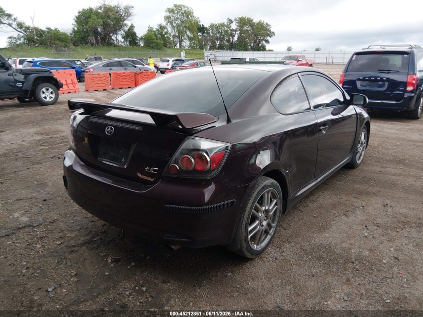 2008 Scion Tc VIN JTKDE167580245619 IAAI salvage auction — FRONT & REAR, Certificate Of Title (Nebraska), sold $550 on 2026-07-16 (photo 4)