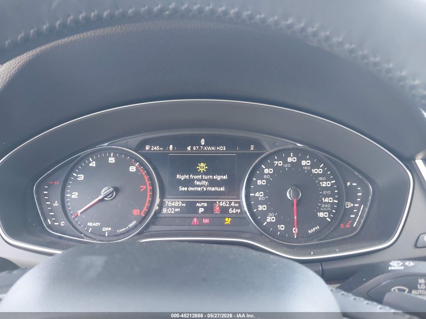 2019 Audi Q5 VIN WA1ANAFY8K2125760 IAAI salvage auction — RIGHT FRONT, Salvage Title, sold $4,550 on 2026-07-13 (photo 7)