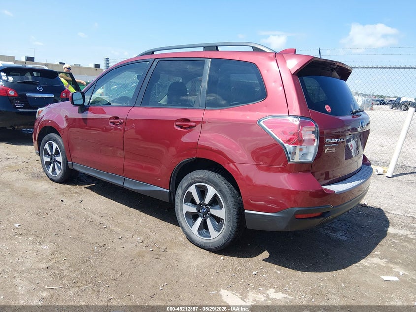 2017 Subaru Forester VIN JF2SJAEC9HH576604 IAAI salvage auction — HAIL, Salvage Title, sold $875 on 2026-07-10 (photo 3)