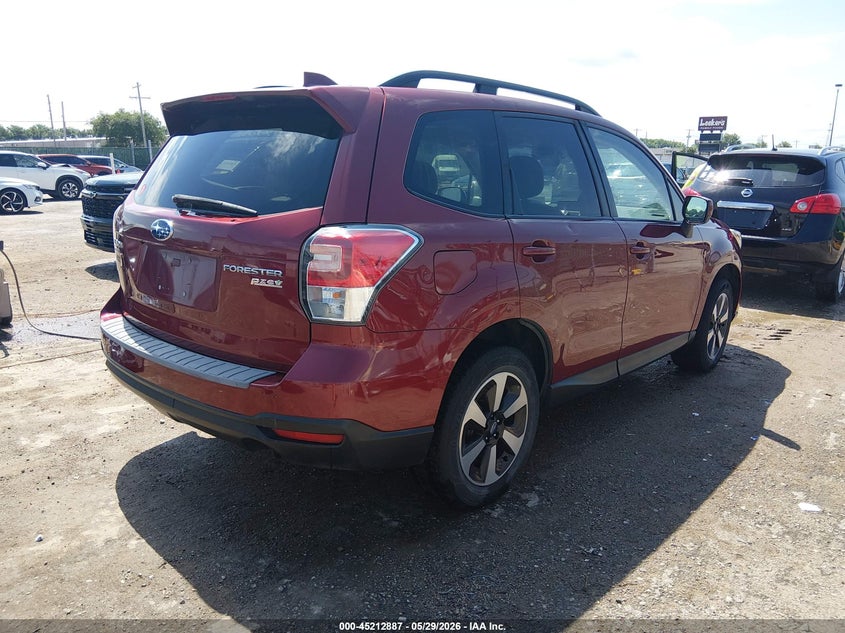 2017 Subaru Forester VIN JF2SJAEC9HH576604 IAAI salvage auction — HAIL, Salvage Title, sold $875 on 2026-07-10 (photo 4)
