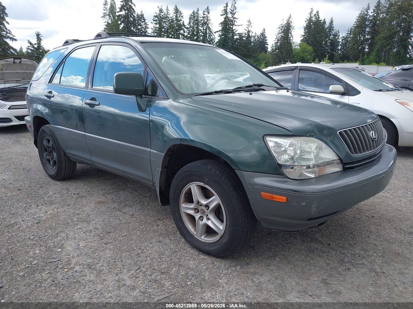 1999 Lexus Rx 300 VIN JT6HF10U6X0047089 IAAI salvage auction — NORMAL WEAR, Clear (Washington), sold $450 on 2026-07-29 (photo 1)
