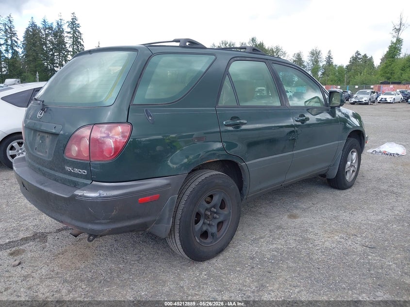 1999 Lexus Rx 300 VIN JT6HF10U6X0047089 IAAI salvage auction — NORMAL WEAR, Clear (Washington), sold $450 on 2026-07-29 (photo 4)