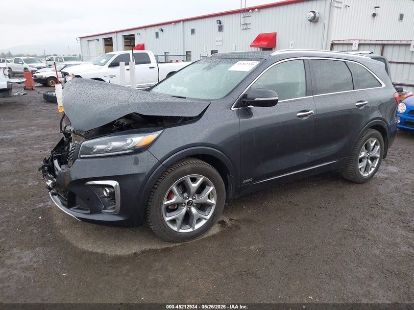 2019 Kia Sorento VIN 5XYPKDA55KG557820 IAAI salvage auction — FRONT END, Salvage Title, sold $2,650 on 2026-07-14 (photo 2)