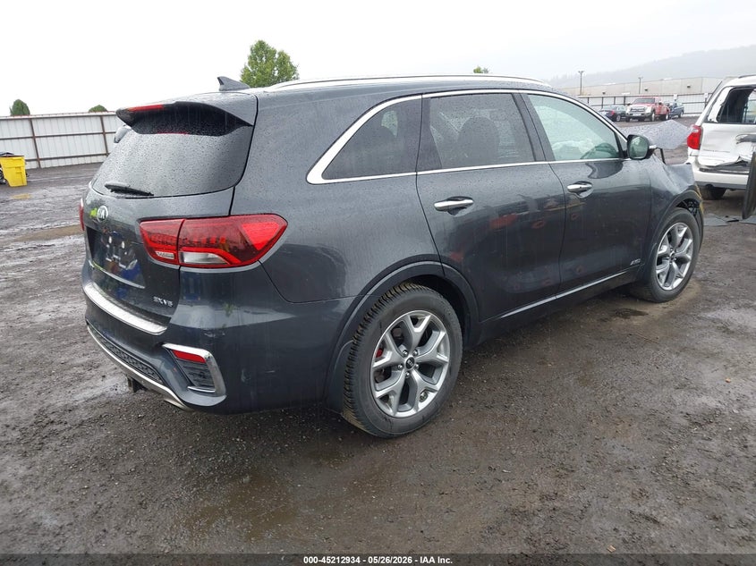 2019 Kia Sorento VIN 5XYPKDA55KG557820 IAAI salvage auction — FRONT END, Salvage Title, sold $2,650 on 2026-07-14 (photo 4)