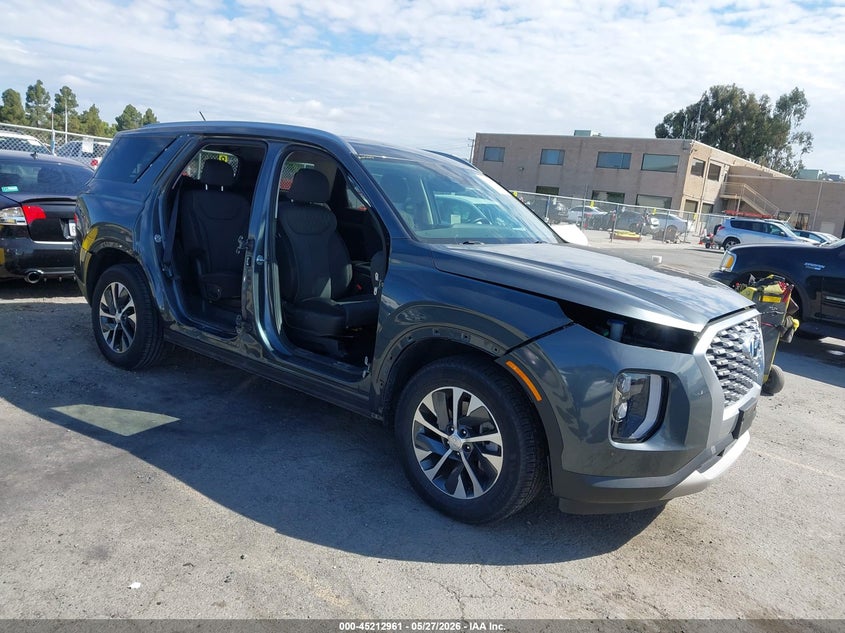 2021 Hyundai Palisade VIN KM8R24HE9MU192344 IAAI salvage auction — RIGHT SIDE, Salvage (California), sold $7,550 on 2026-07-20 (photo 1)