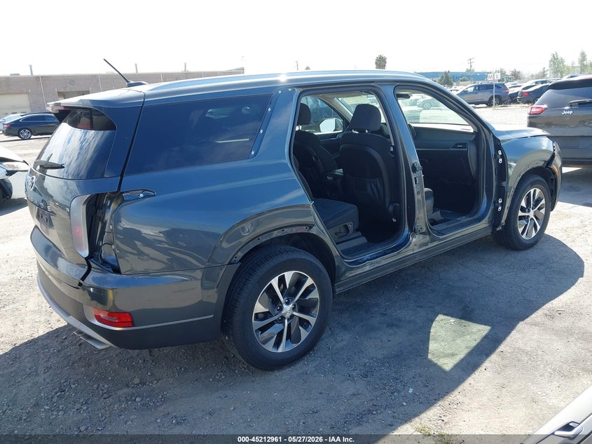 2021 Hyundai Palisade VIN KM8R24HE9MU192344 IAAI salvage auction — RIGHT SIDE, Salvage (California), sold $7,550 on 2026-07-20 (photo 4)