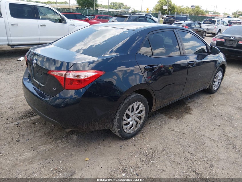 2018 Toyota Corolla VIN 5YFBURHE4JP797118 IAAI salvage auction — HAIL, Salvage (Kansas), sold $3,400 on 2026-07-31 (photo 4)