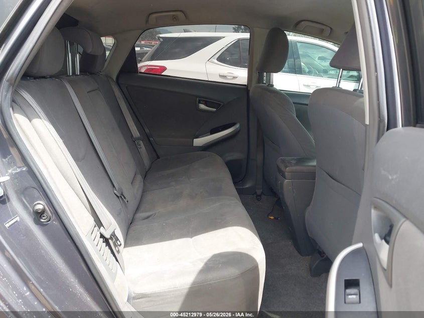 2011 Toyota Prius VIN JTDKN3DU1B5349182 IAAI salvage auction — RIGHT REAR, Salvage (California), sold $725 on 2026-07-08 (photo 8)